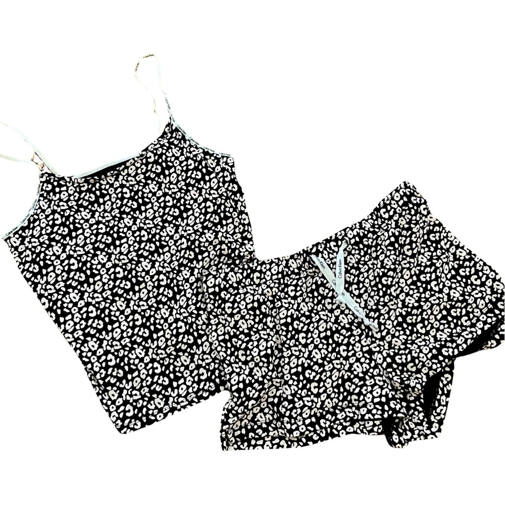 Calvin Klein sleepwear leopard print
